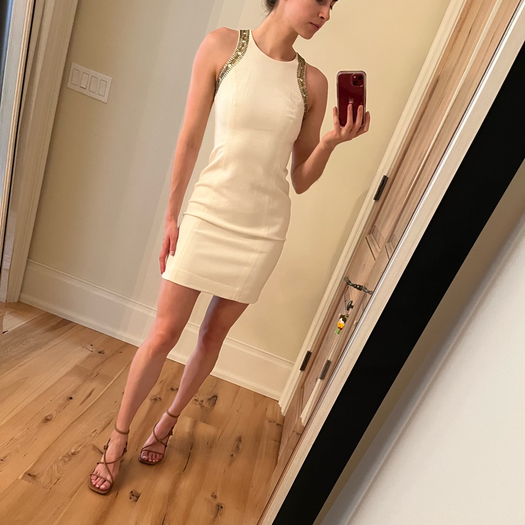 Lily Pulitzer Gold Embellished Dress